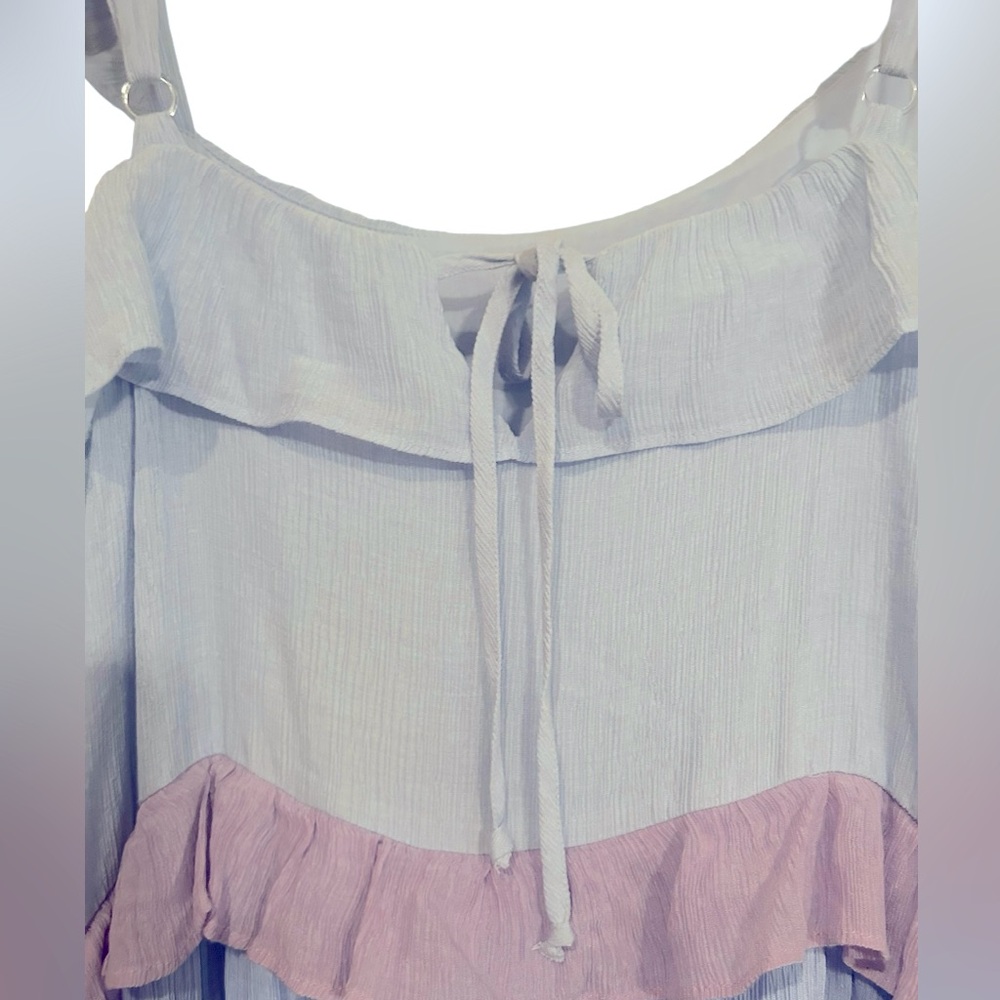 NWT Crown & Ivy tiered maxi dress - Picture 3 of 6
